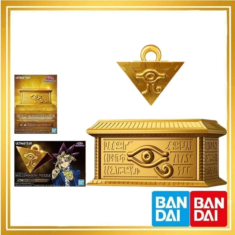 Бандай Ю-Ги-О! Аниме фигурка Ultimagear Gold Sarcophagus Millennium головоломка фараон артефакт
