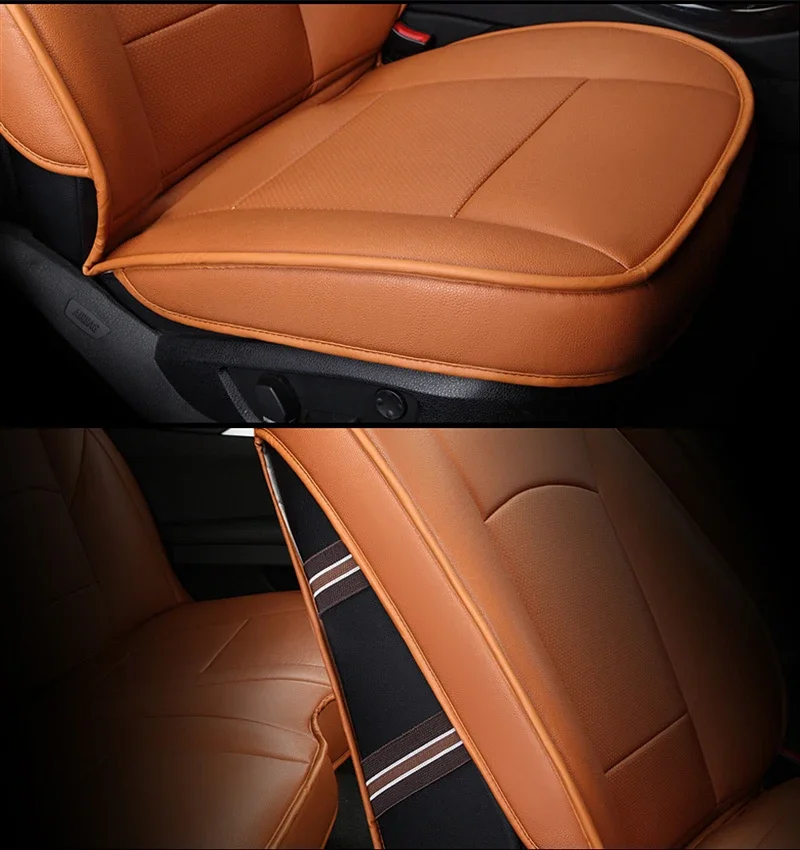 Водонепроницаемые кожаные чехлы на сиденья пикапа полный комплект спортивный