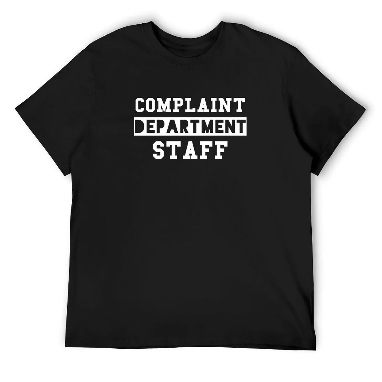 Staff Complaint Department No Complaining забавная футболка для родителей хлопковые футболки с