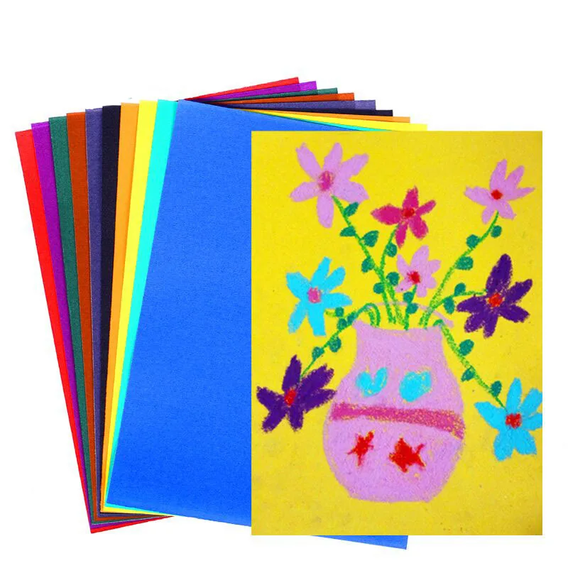 

8K4 Открытый 16K цветная наждачная бумага для детей творческое Искусство граффити масляная живопись палочка искусственная наждачная бумага