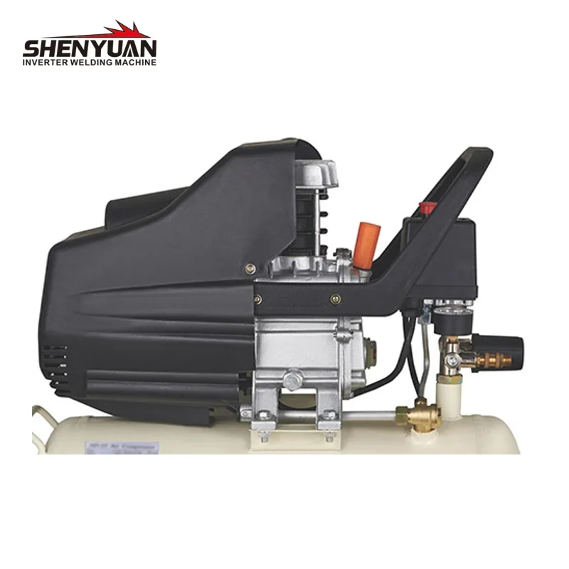 Фото Мобильный компрессор Shenyuan 2HP 1.1KW 8Bar 20L ZA-2024 с прямым приводом для инструментов №2
