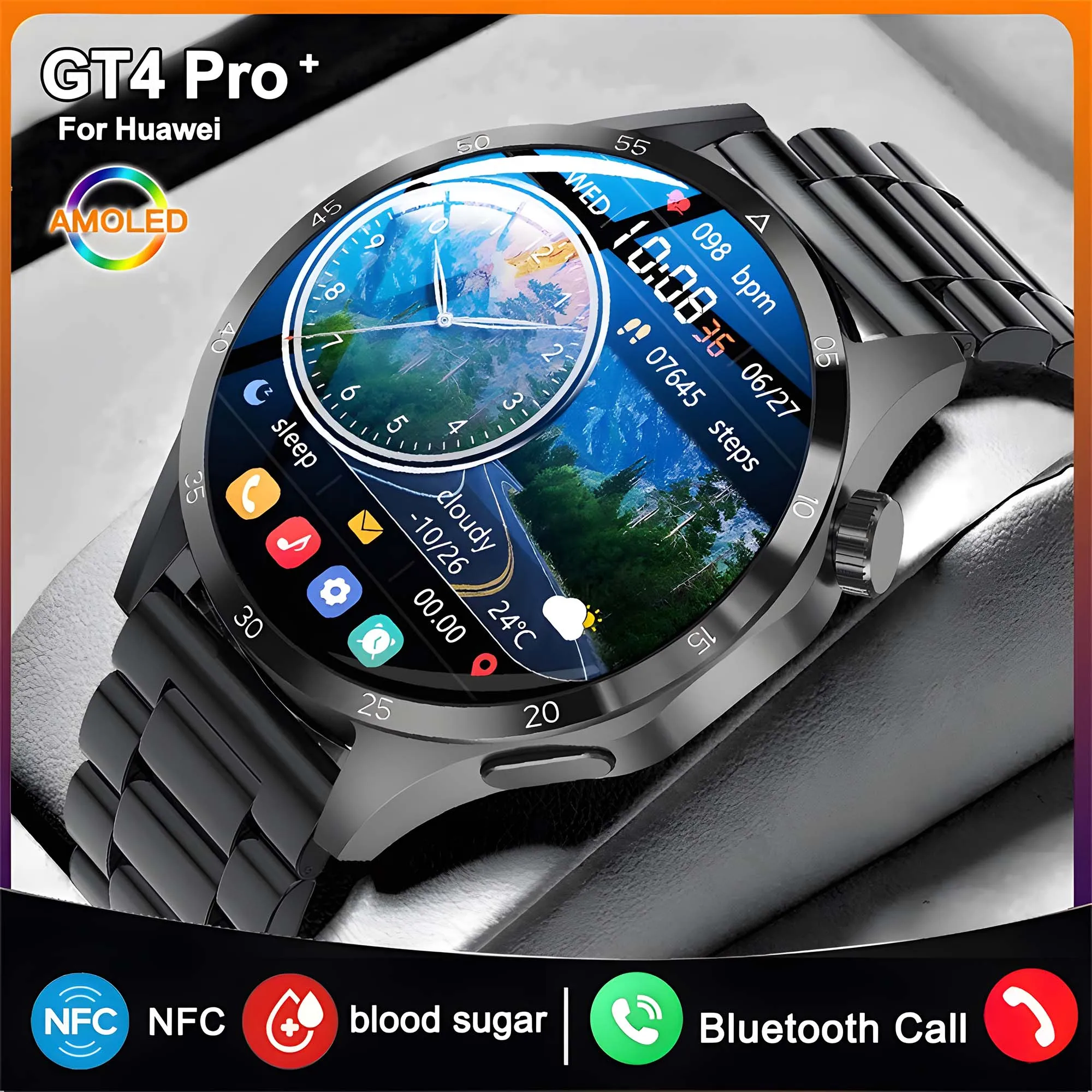 Мужские смарт-часы GT4 Max цвет в ассортименте