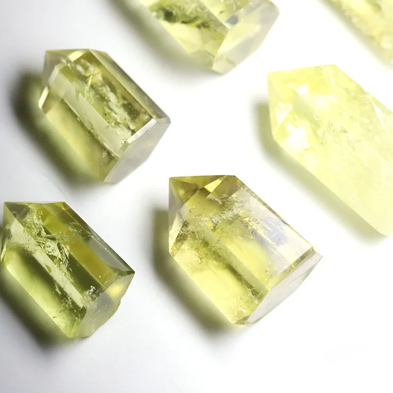 24 бразильская колонна с цитрином шестиугольная призма украшение для стола