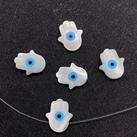 natural sea shell beads triangle evil eye for diy jewelry making necklace bracelet earrings devils eye heart charms accessories