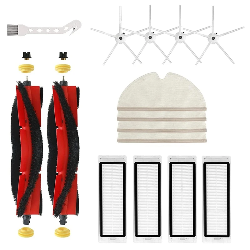 

For Roborock S5 S5 MAX S6 S6 Pure S6 Maxv E2 E3 E4 E5 Robot Vacuum Replacement Parts Roller Brush Side Brush Filter Mop Cloth