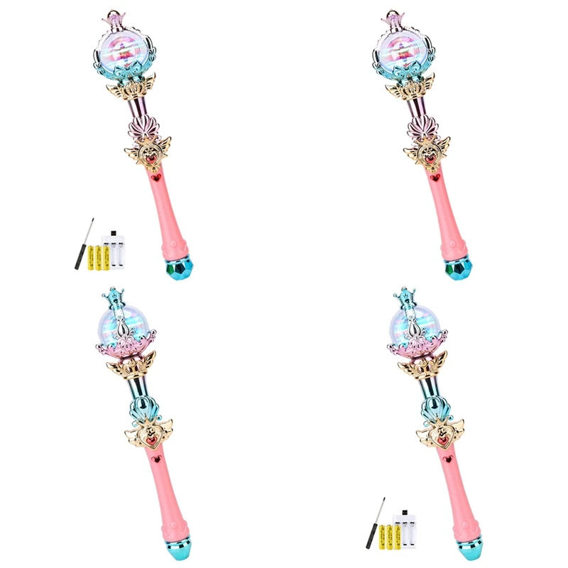 FBIL-Wand Sparkling Lights Enchanting Princess Wand With Light Luminous Toy Fine Workmanship Magical Children's