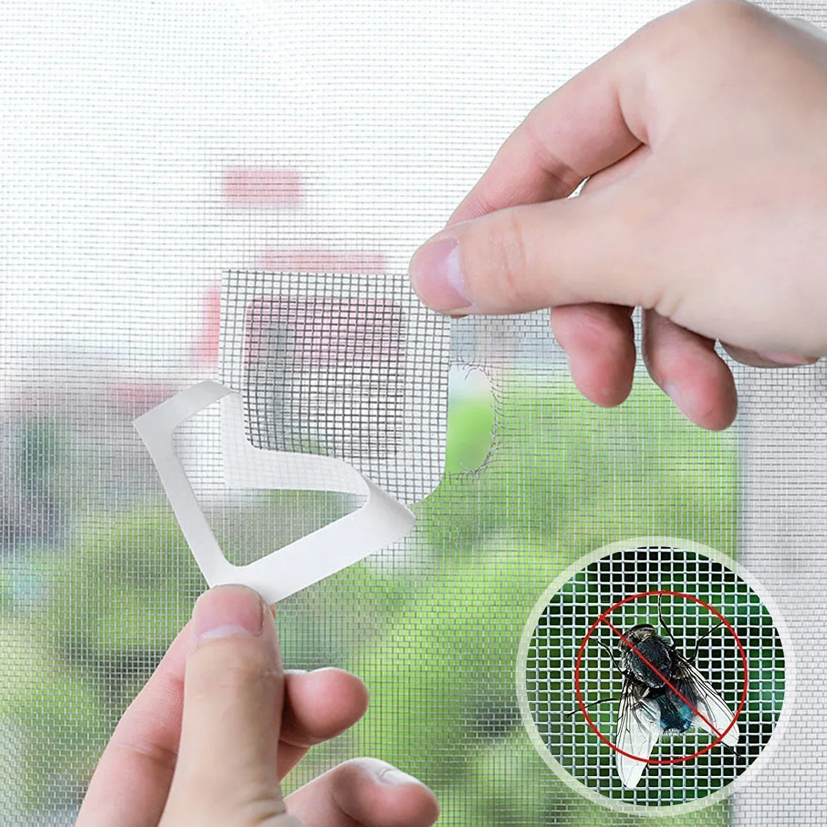 

Window Screen Repair Tape Self-adhesive Net Door Fix Patch Anti-Insect Mosquito Mesh Broken Holes Repair