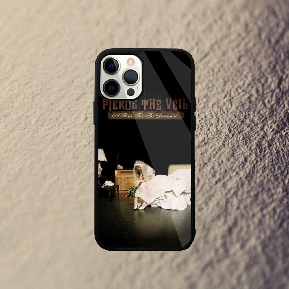 Чехол для телефона P-Pierce The Veil Band iPhone 15 14 13 12 11 Plus Pro Max Mini Magsafe с магнитной