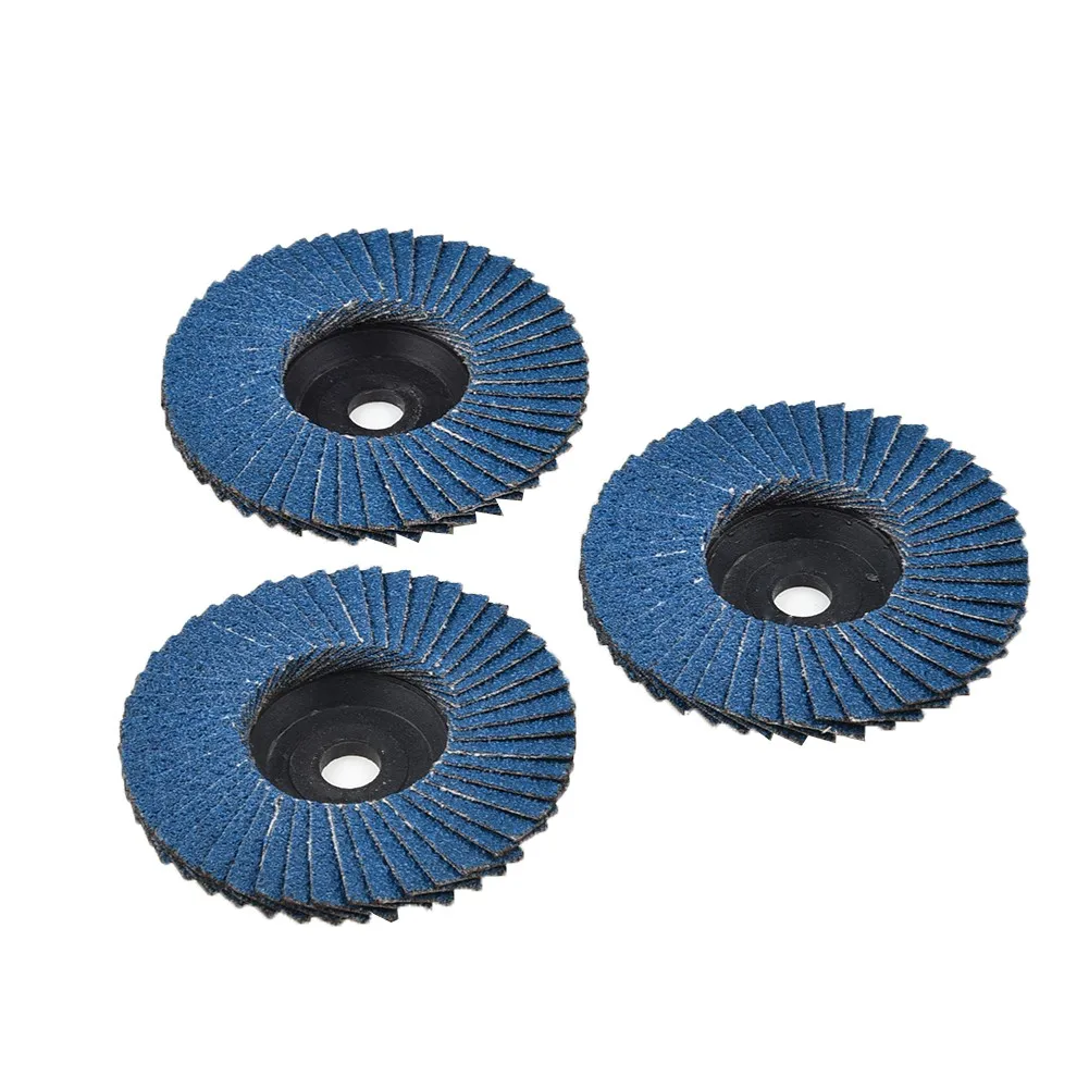 

1/3pcs 3 Inch Flat Flap Discs 80 Grit Grinding Wheels Blades Wood Metal Polishing Sanding Cutting 75mm For Angle Grinder