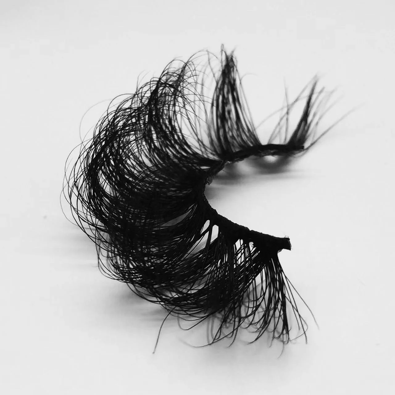 Настоящие сибирские норковые ресницы с глубокими завитками 25 мм 3d меховые