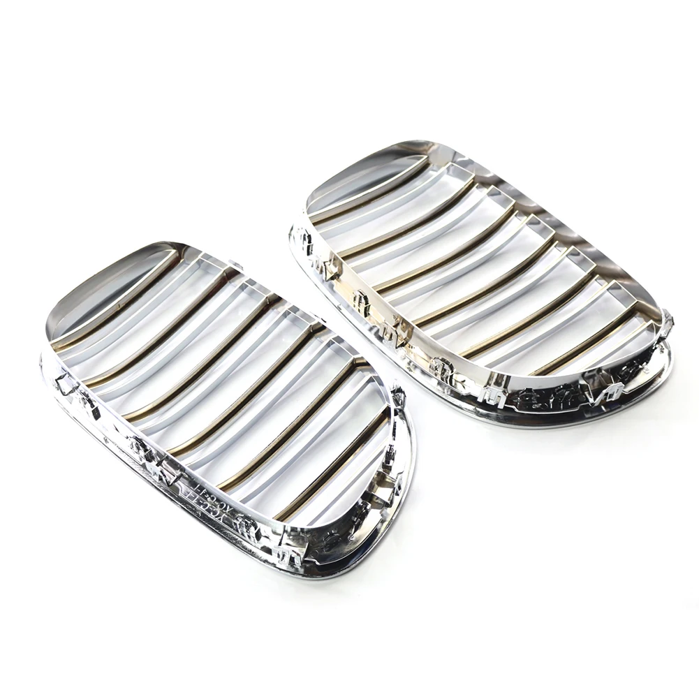 

Durable High Quality Replacement Kidney-shaped Grille Accessories Electroplated Silver For BMW F01 F02 7-SERIES