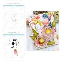 feathered friends mini stamps and dies new arrival scrapbook diary decoration embossing template diy greeting card handmade