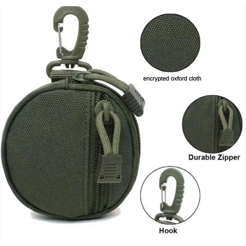 

Tactical EDC Pouch Molle Wallet Bag Portable Key Coin Purse Waist Fanny Pack Earphone Bag Mini Key Holder Pouch Hunting