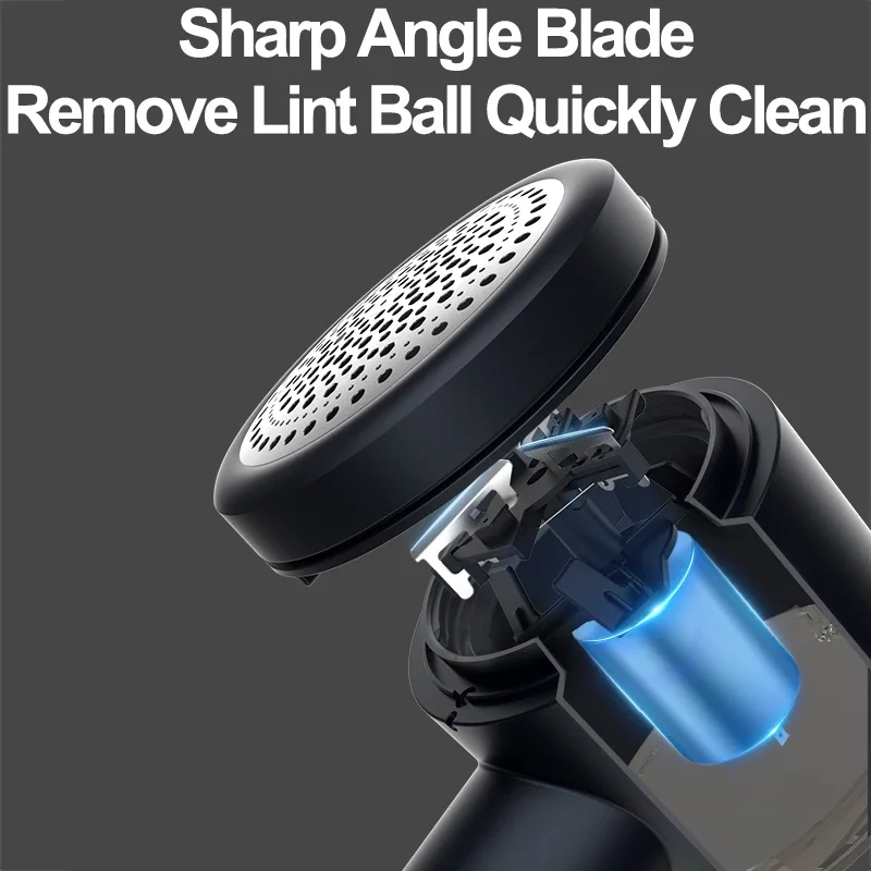 ZHIBAI Электрическая бритва для удаления пуха с одежды USB — регулировка 5 скоростей