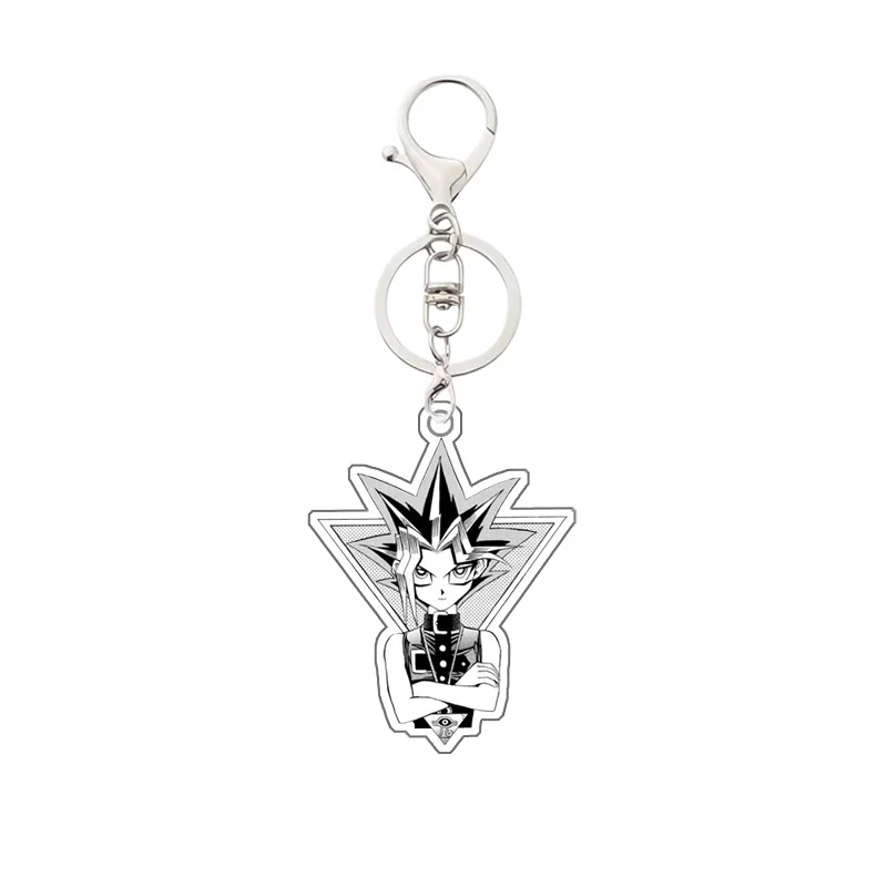 Фото Аниме-игра Yugioh Series Yugi Muto Tea Gardner, акриловый брелок, сделай сам, домашний креативный акриловый мешок, украшение, кулон, подарок 7 см №4