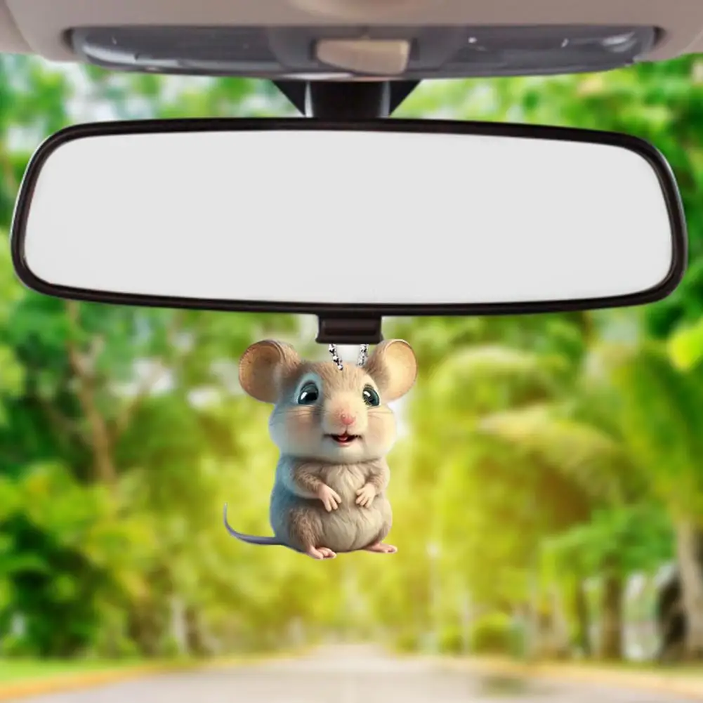 Настенная подвеска очаровательный автомобильный кулон в форме мыши для зеркала