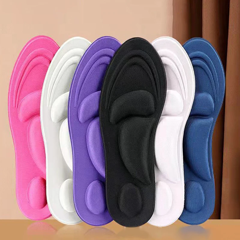 

2pcs Insoles Soft Men Women Sponge Pain Relief 4D Memory Foam Orthopedic Insoles Shoes Flat Feet Arch Support Insole Sports Pads