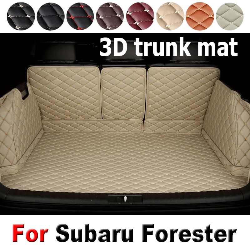 

Кожаный коврик для багажника автомобиля для Subaru Forester 2013-2018, аксессуары для подкладки