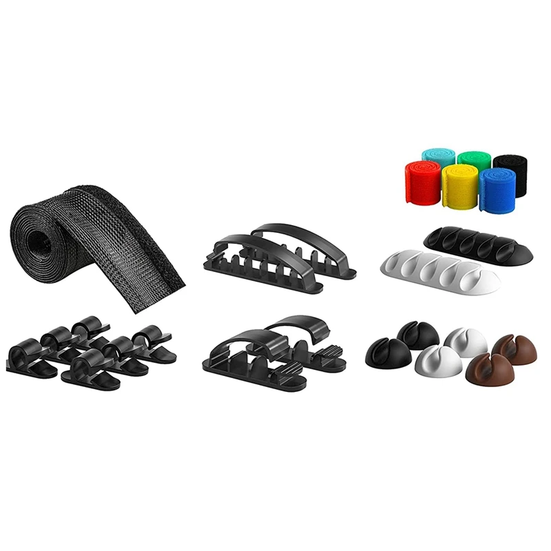 

25 шт., самоклеящиеся органайзеры для кабелей