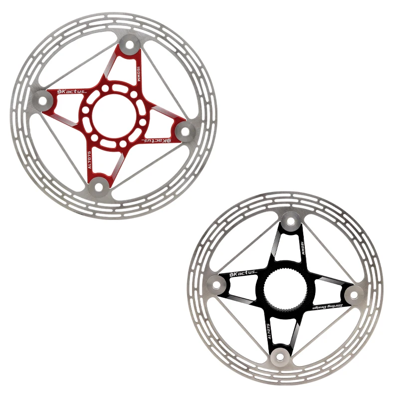 

UltraLight 85g 140 160 mm Heat Dissipation MTB Mountain Bicycle Brake Disc Cooler Cooling Floating Rotor 6 Bolt Middle Lock Disc