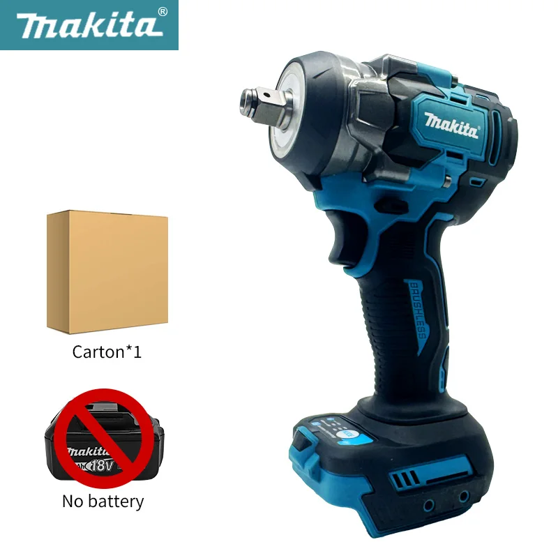 Makita 800N.M бесщеточный электрический ударный гайковерт 1/2 дюйма аккумуляторный динамометрический ключ отвертка электроинструмент для батареи Makita 18 В