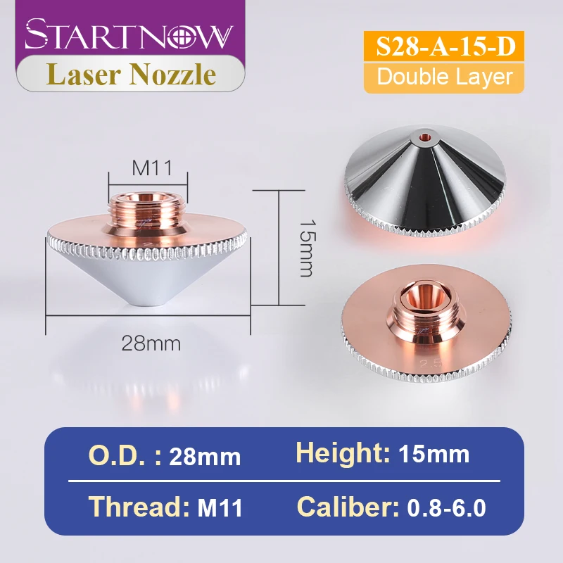 

Startnow лазерная режущая насадка двойная для Precitec WSX Raytools