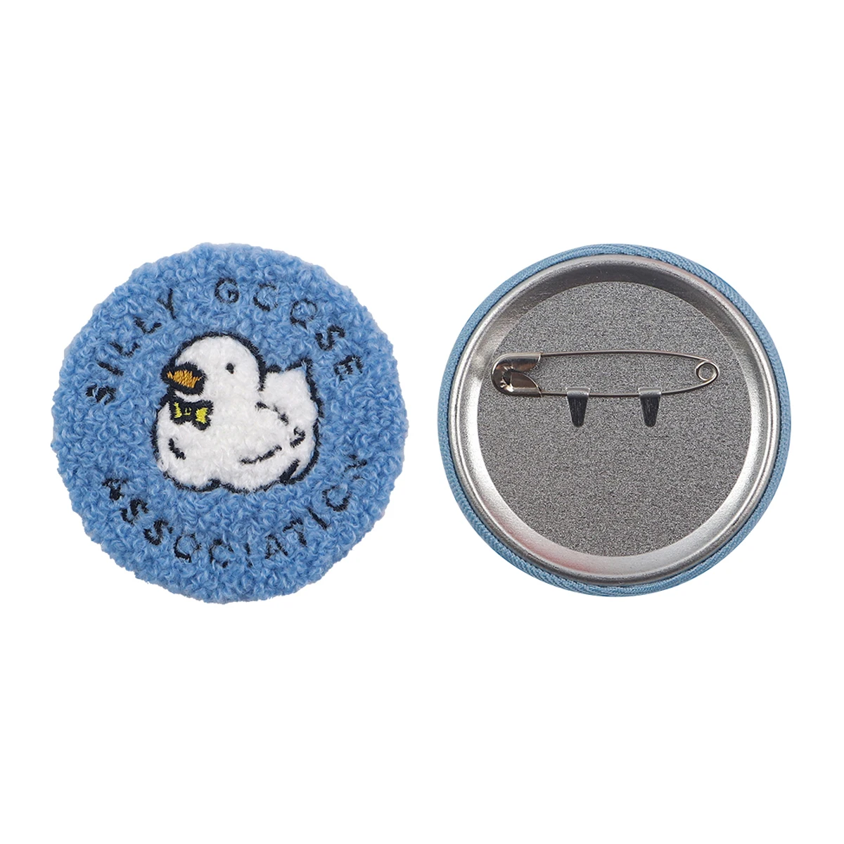 Шуточная гусиная жесть булавка кнопка брошь мультяшное забавное полотенце