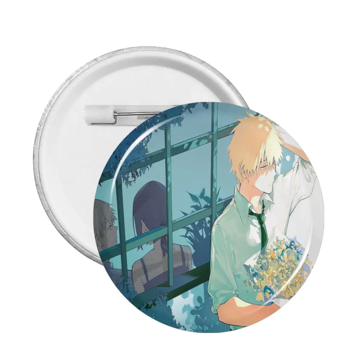 

PVC Anime Chainsaw Man Badges Funny Anime Fans Collections for Backpack Clothes Brooch Pins
