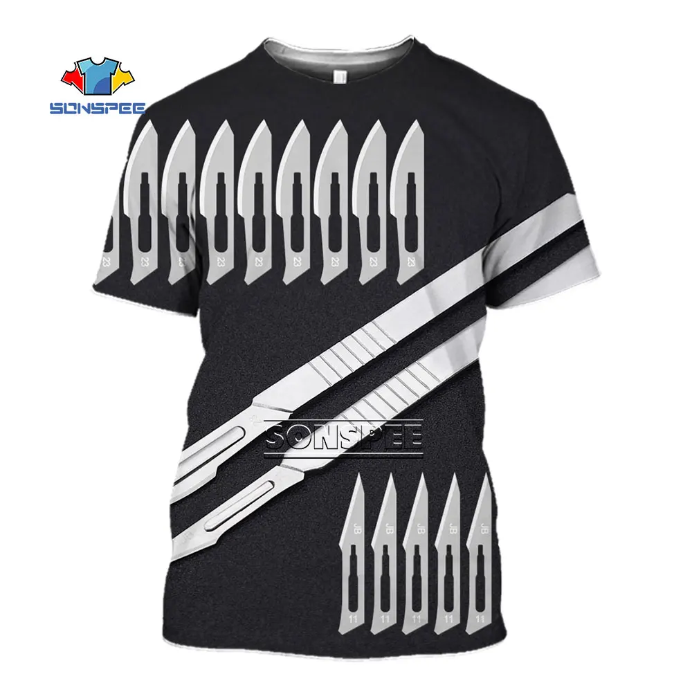 Мужские футболки SONSPEE новинка набор инструментов для хирургической фотосъемки