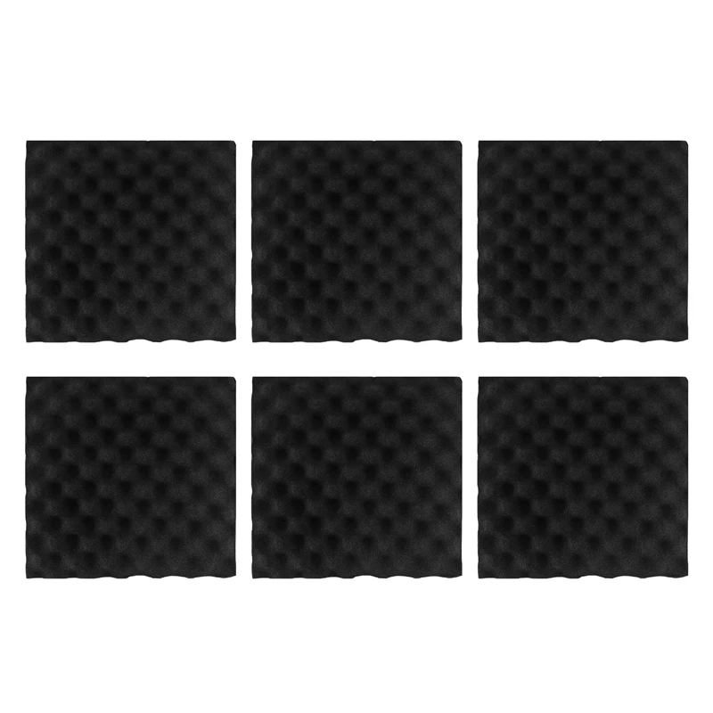 

Звукоизоляционные акустические плитки из пенопласта, шумопоглощающие звуки, 6 шт., 30x30x4 см