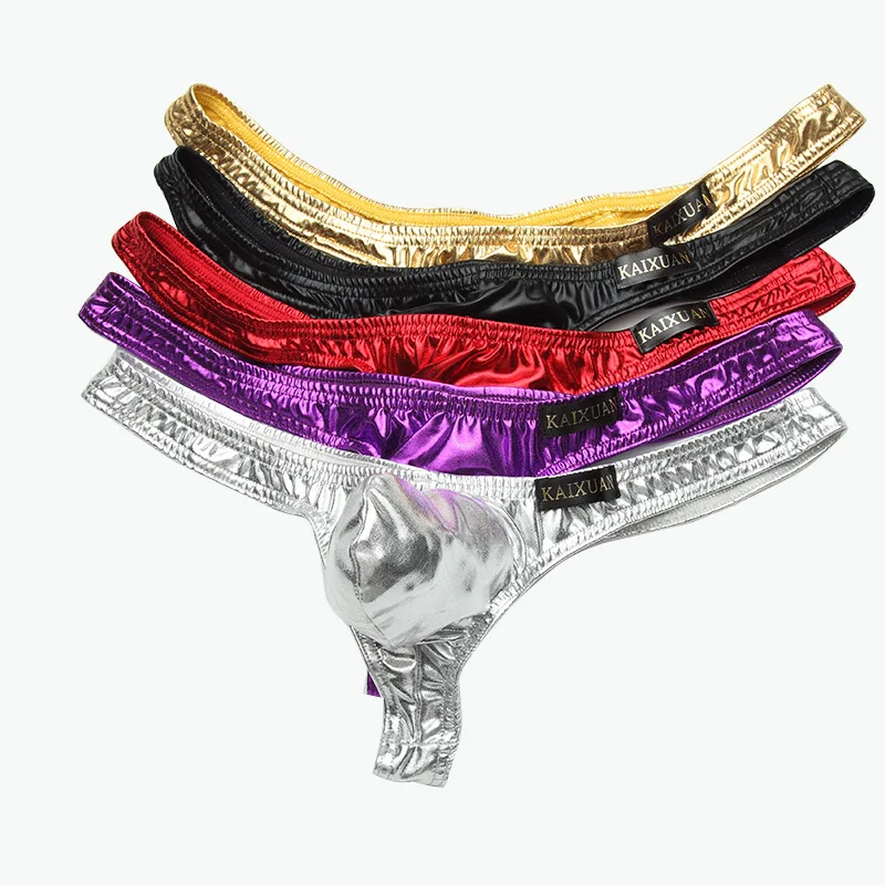 Нижнее белье мужское с низкой талией Эротические Трусы-стринги U-образным