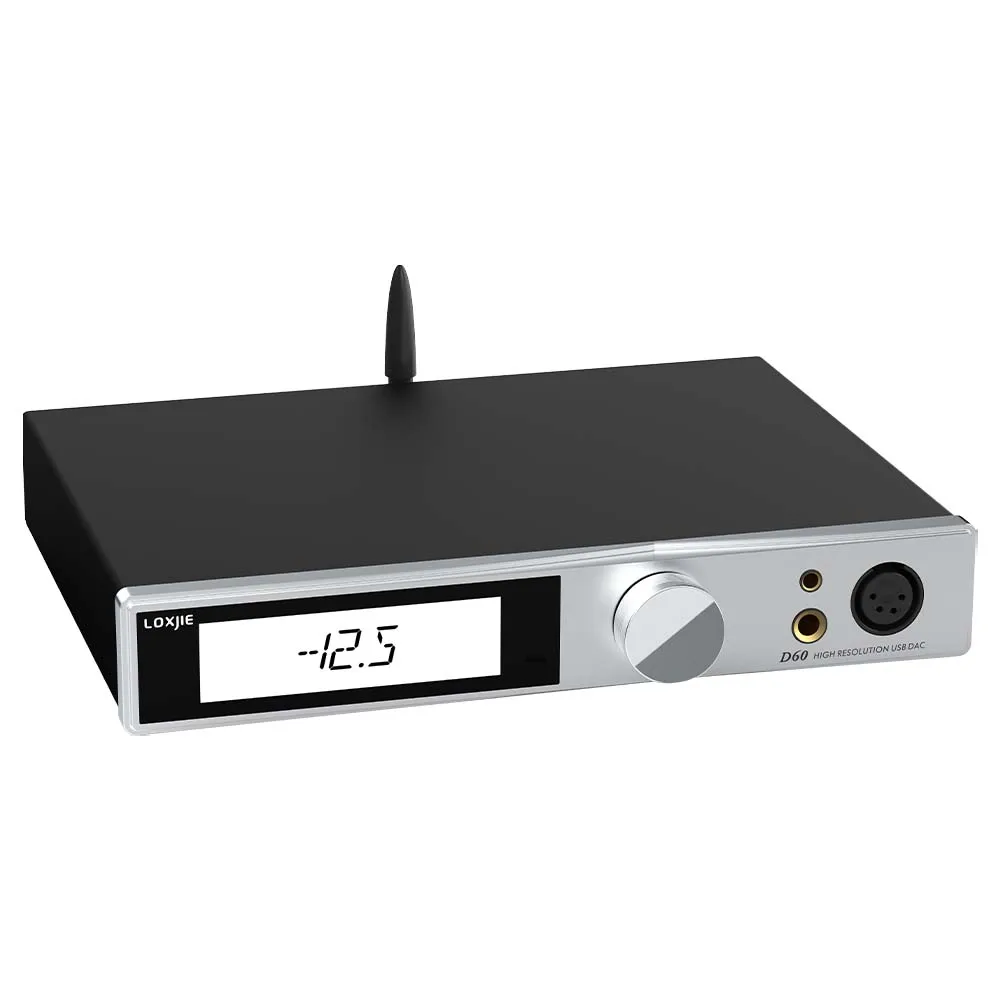 LOXJIE D60 аудио DAC ES9039MSPRO XU 316 DSD512 Bluetooth 5 1 LDAC AES EBU MQA-CD I2S 4 мм 6 35 наушники