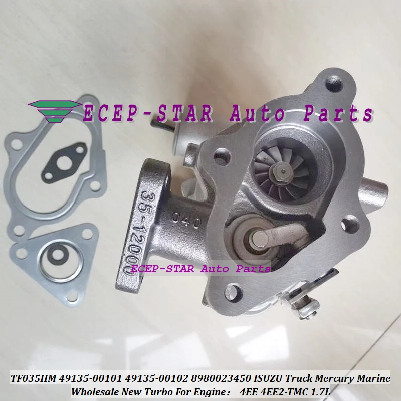 Фото ww Turbo TF035 49135-00100 49135-00102 49135-00120 8980023450 8972619990   Для грузовика ISUZU Mercury Marine 4EE 4EE2-TMC 1,7 л 1700 №2