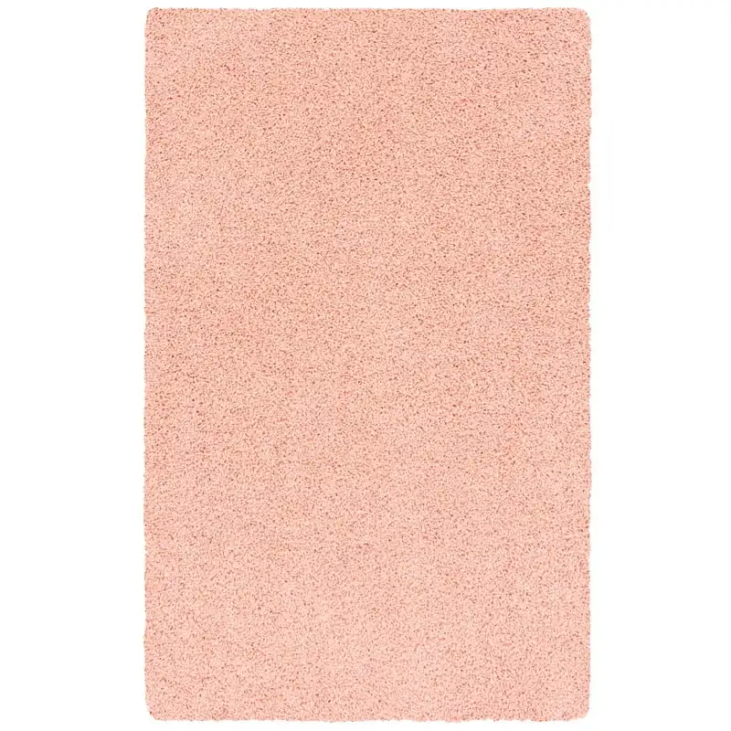 

Solid Blush Indoor Youth Shag Area Rug, 3' x 4'8"