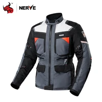 nerve windproof rainproof cold protection motorcycle jacket ce safety protective gear anti drop wear resistant cycling jacket