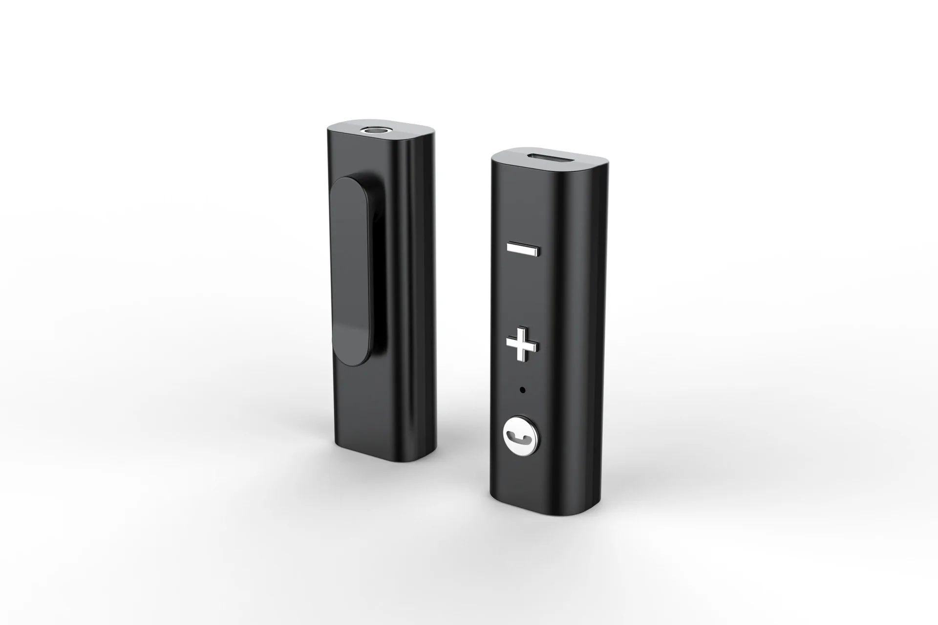 

Lavalier Bluetooth Receiver AUX Speaker 3.5MM Headphone Audio Adapter One Drag Two With Call