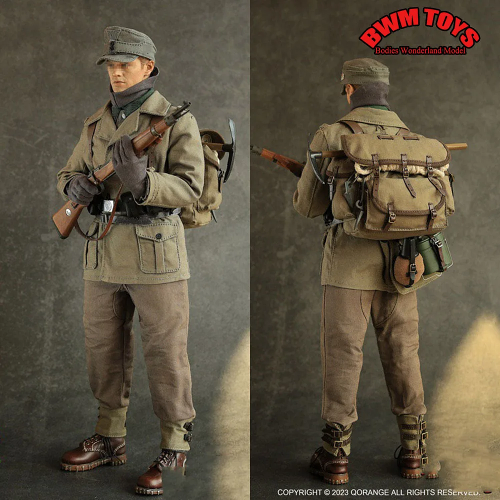 QOM-1026 1/6 Male Solider First Mountain Infantry Division CAUCASUS Combat Cloth Equipment with Weapon for 12'' Action Figure