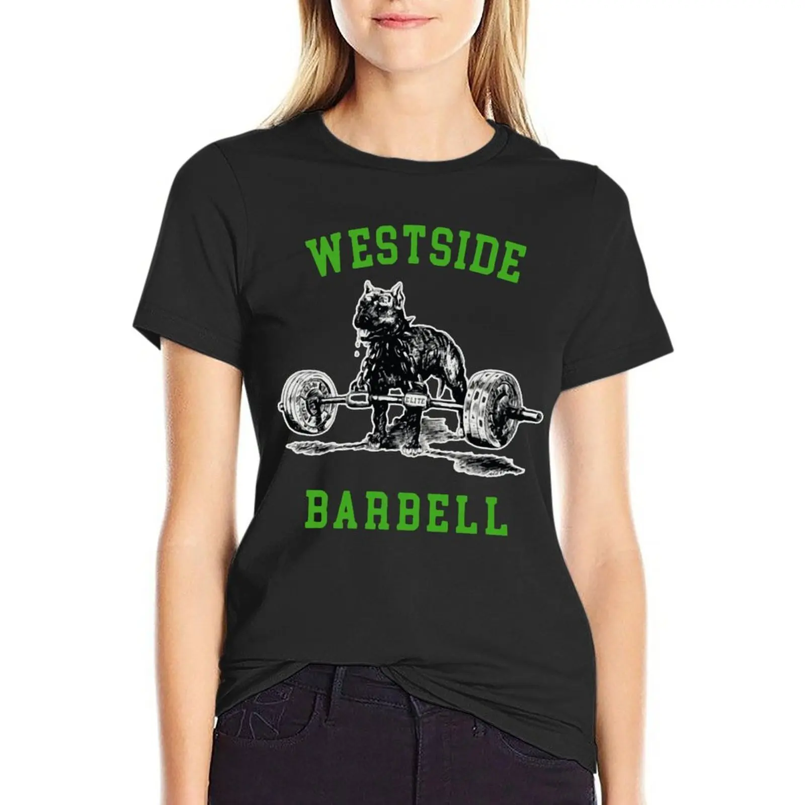 

Westside Barbell Gym Weight Lifting Oversize T Shirts Printed Women Clothes Short Sleeve Streetwear Large Size Tops Tee