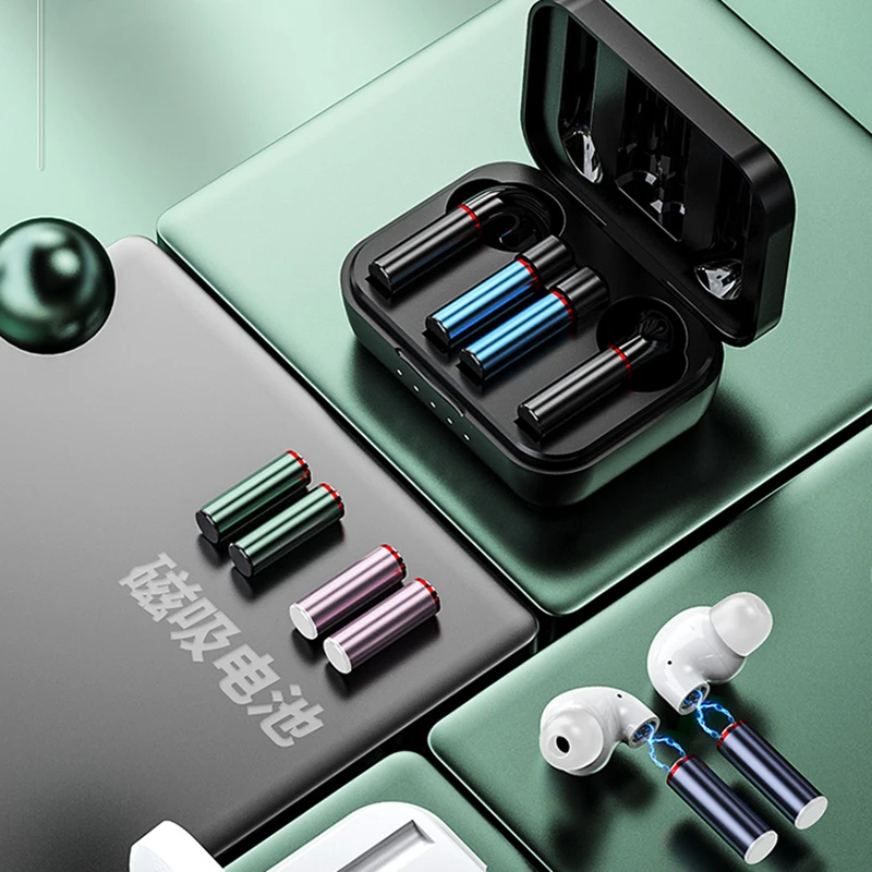 

[Black Technology] Long standby battery life Bluetooth headset wireless binaural in-ear running sports