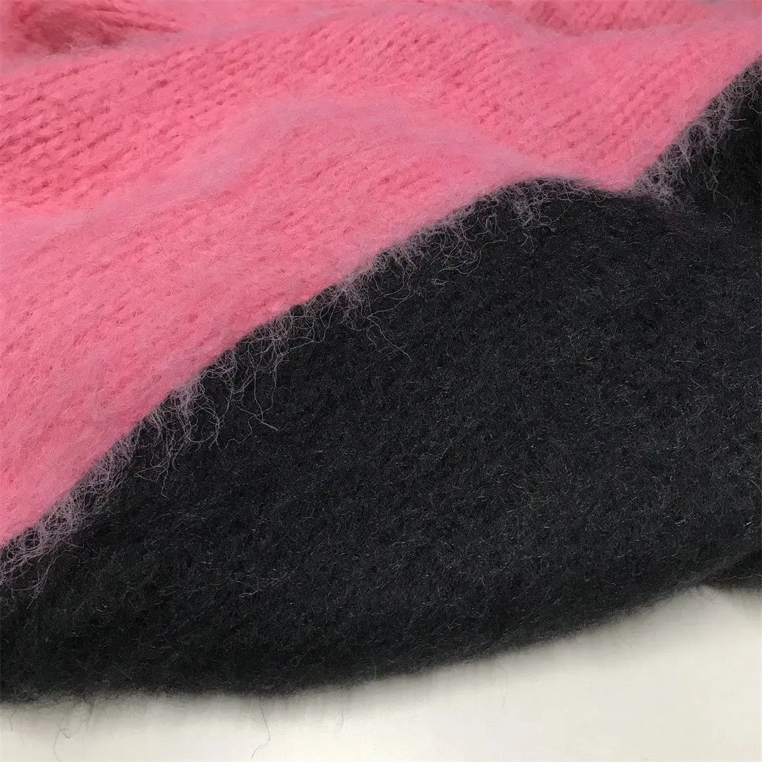 Свитер женский зимний в стиле хиппи свободного покроя