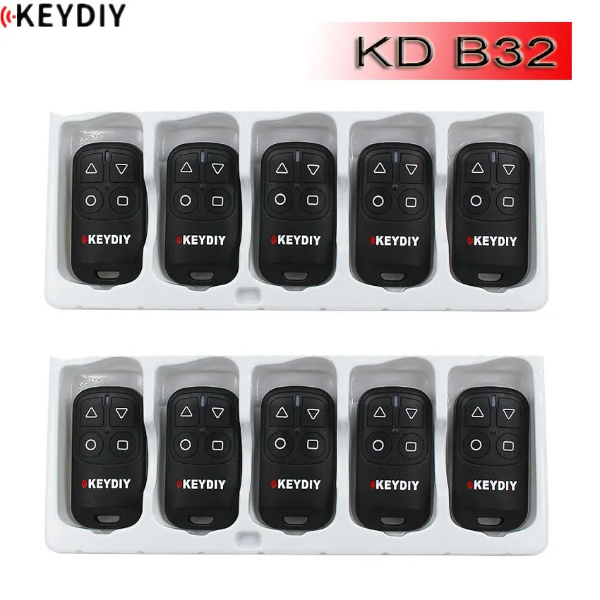 

Набор Из 10 Штук: Автомобильный Пульт-ключ KEYDIY KD B32-4 С 4 Кнопками Для KD900, URG200, KD-X2/KD MINI