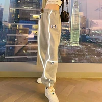 ader erre autumn new style 3m reflective studded trousers for men and women the best quality high waist embroidered trousers