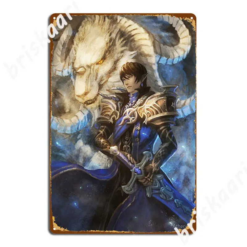 

Aymeric And Hraesvelgr Metal Signs Wall Pub Living Room Vintage Painting Décor Metal Posters