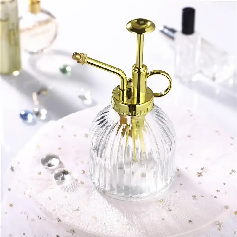 

Yardwe Glass Watering Can Retro Glass Mist Spray Kettle Portable Watering Pot Garden Art Watering Can Spray Bottle for Home