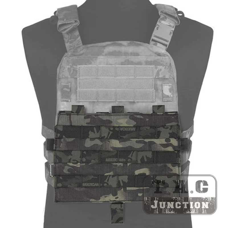Tactical Hook & Loop Detachable Front MOLLE Panel EMS CP Style Tactical Vest Modular Front Platebag For AVS & JPC 2.0 Vest MCBK