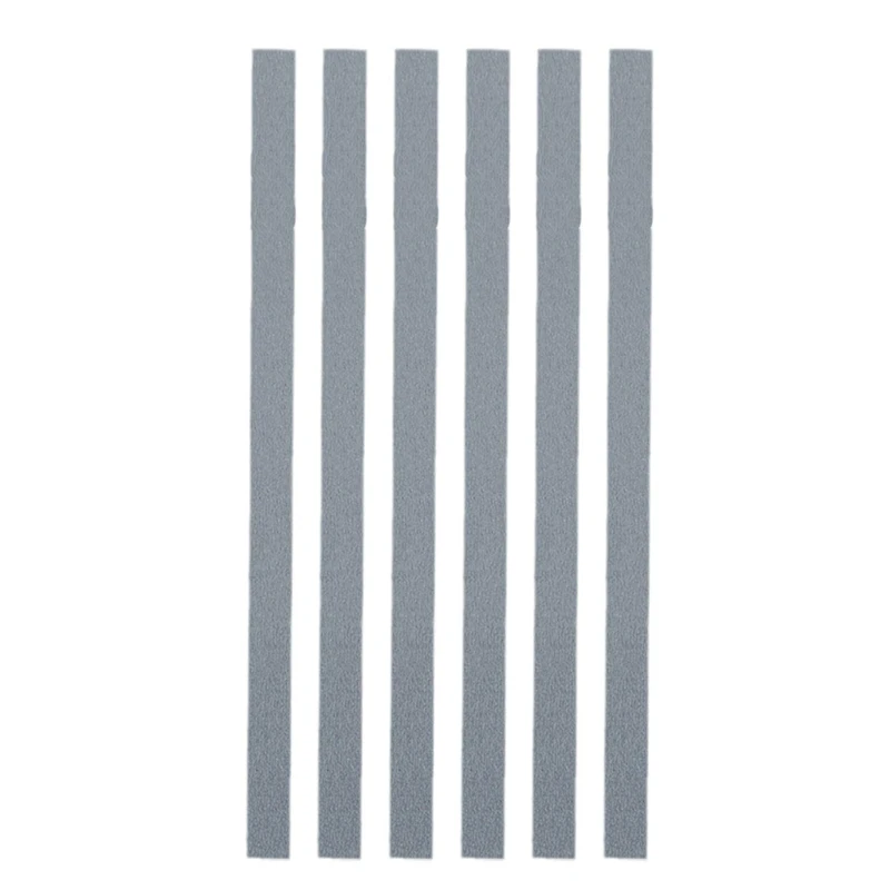 

Наждачная бумага для гитары, 6 шт., 400 мм, полоски с уровнем света, противоблокирующие ленты для гитары, шлифовальный брусок