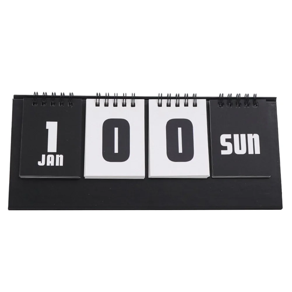 

Calendar Countdown Desk Perpetualstanding Desktop Modern Vintage Monthly Reusable Table Office Day Planner 100 Score Board Home