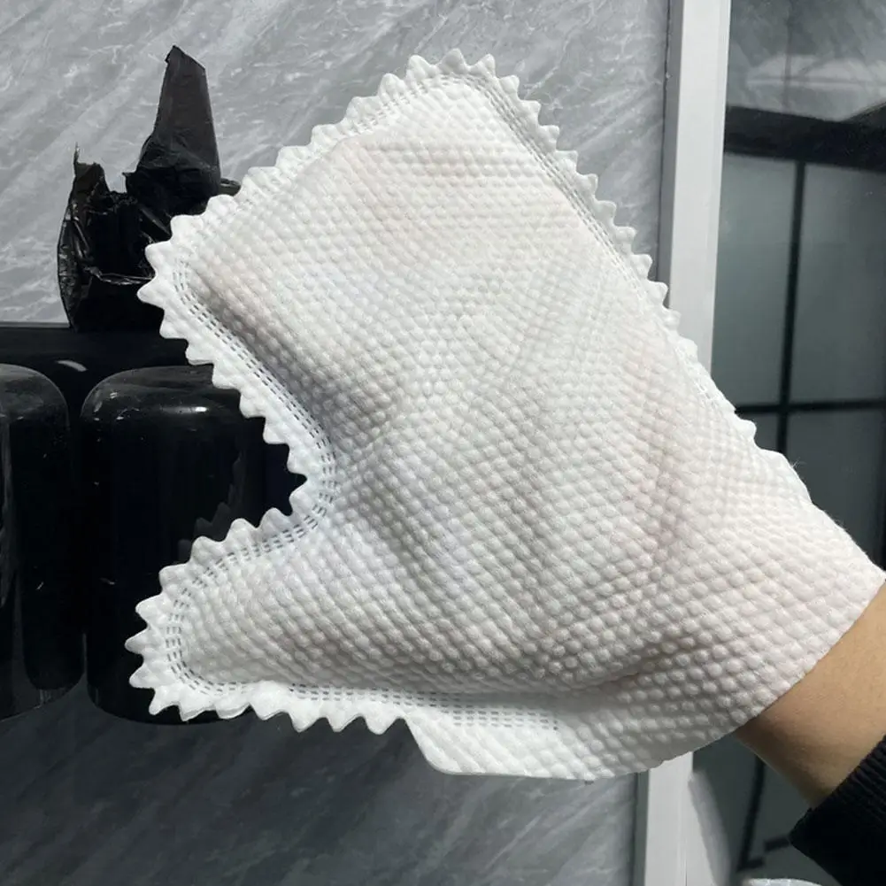 

Household Gloves Kitchen Dish Washing Window Washing Cleaning Non-woven Cleaning Gloves Artifact Fabric Gloves Dropping