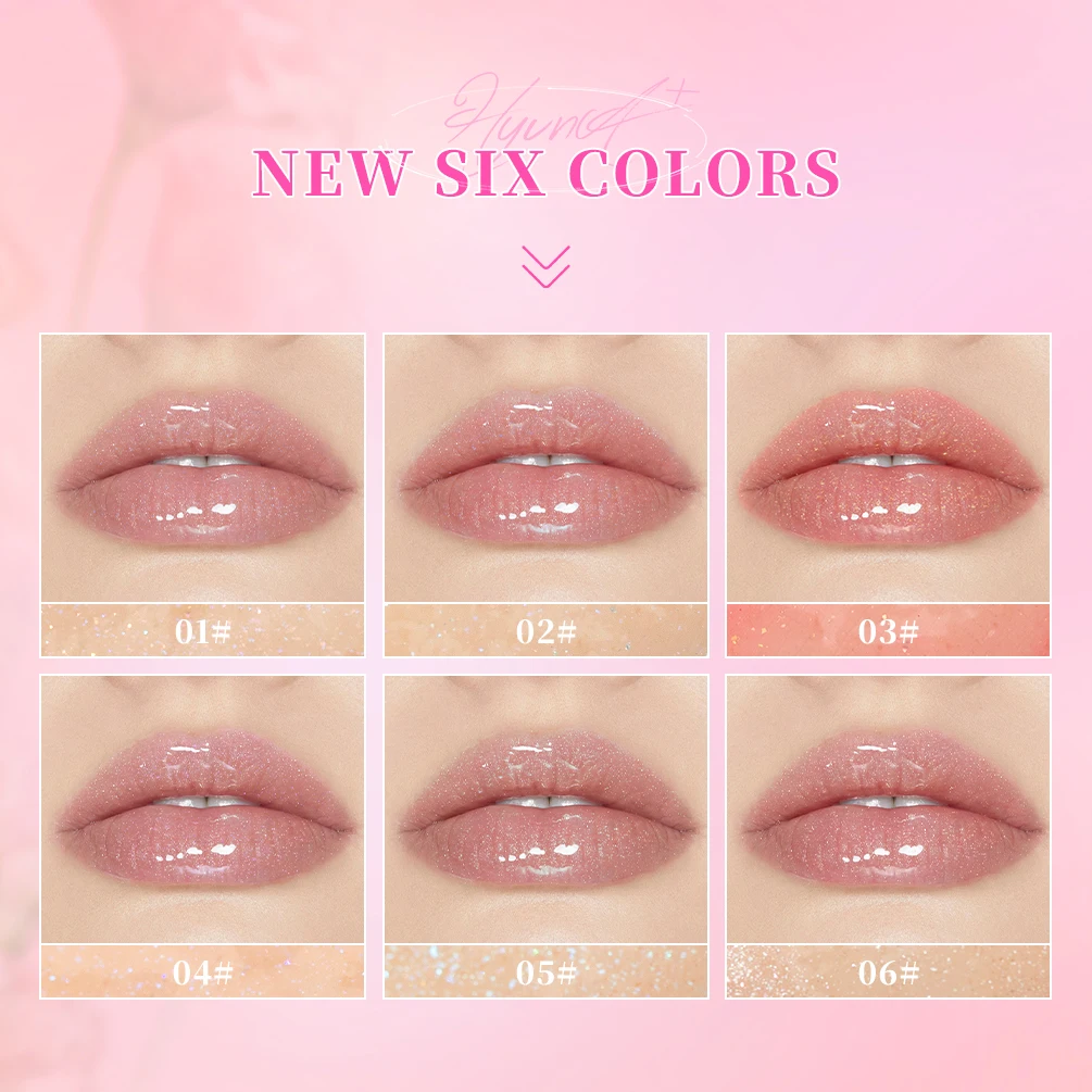 Блестящее масло для губ QIBEST увлажняющий прозрачный стеклянный блеск снятие