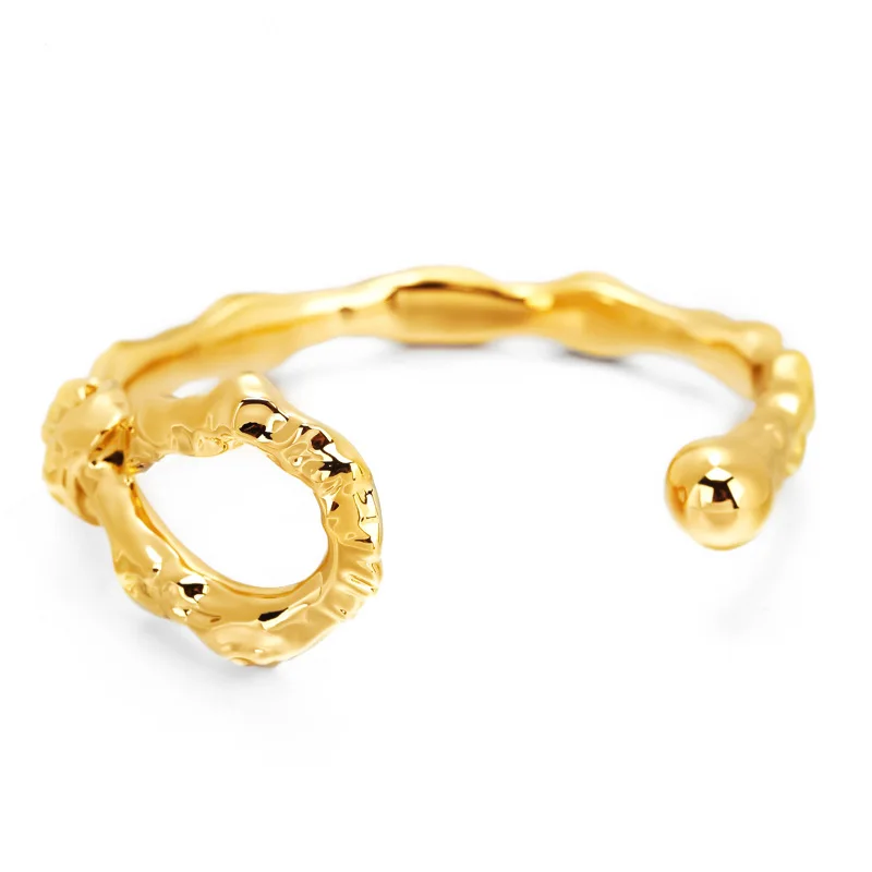 

VAROLE Minimalist Bracelet For Women Elegant Cuff Bracelets Gold Color Fashion Jewelry Party Pulseras